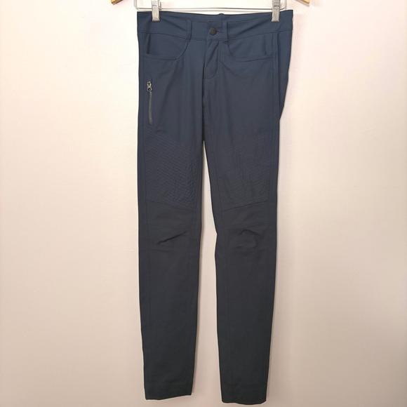 lululemon athletica Pants - Lululemon Pants Bust A Move Moto Commute Women 4 Obsidian Blue‎ Slim Athletic